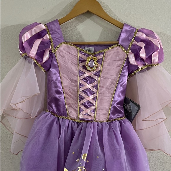 NWT Disney Rapunzel Lavender and Gold Princess Gown Costume Girls Size 7/8 - Picture 2 of 9